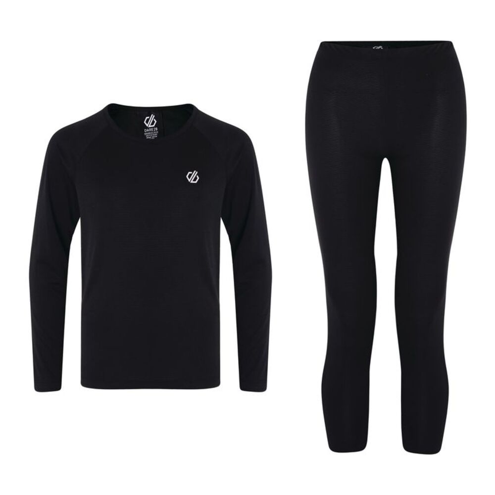 Dare 2B Childrens/Kids Elate III Base Layer Set / Black